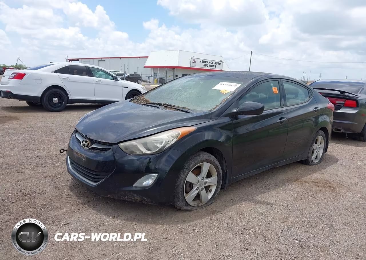 2013 Hyundai Elantra Gls VIN:KMHDH4AE6DU913500 - 2