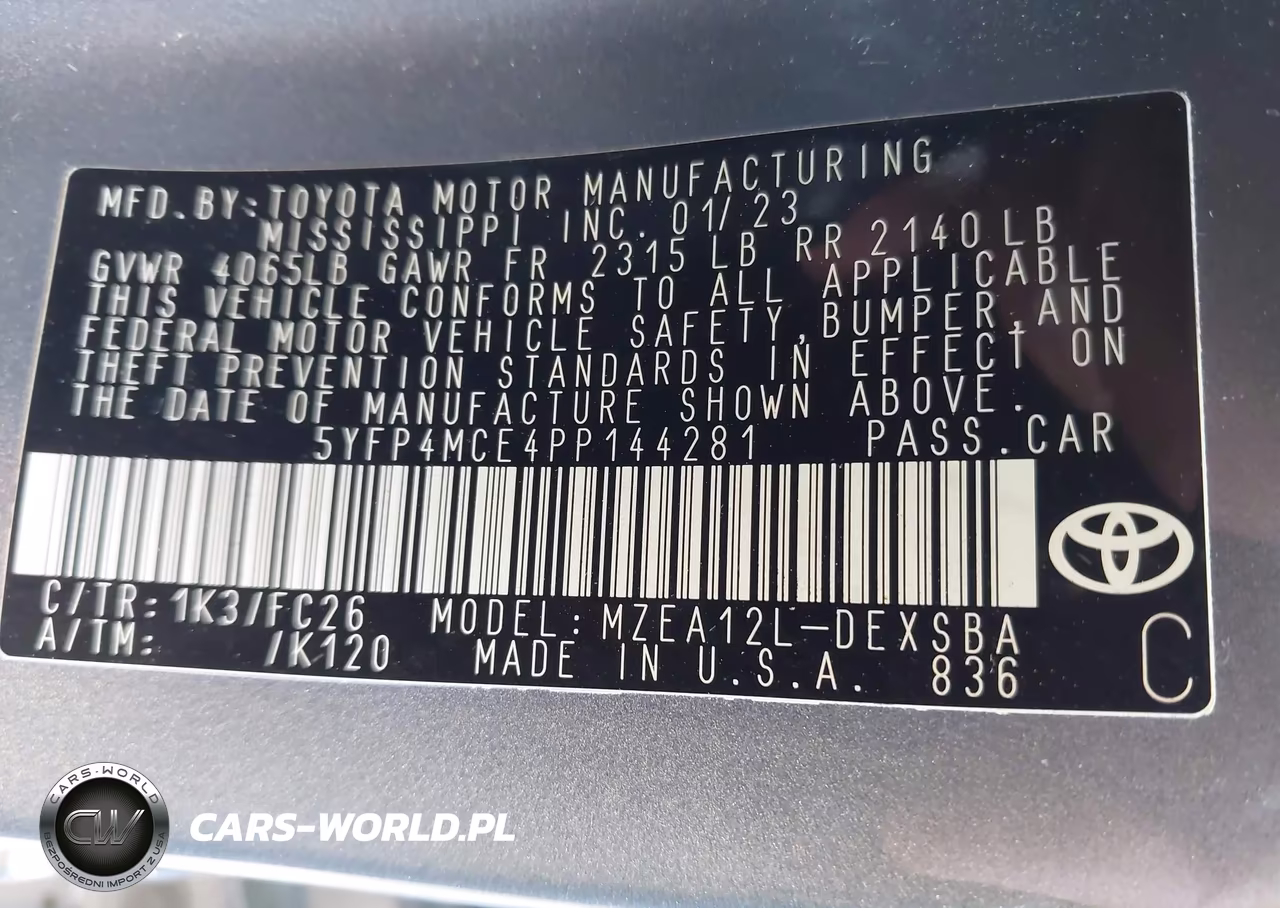 2023 Toyota Corolla Se VIN:5YFP4MCE4PP144281 - 9