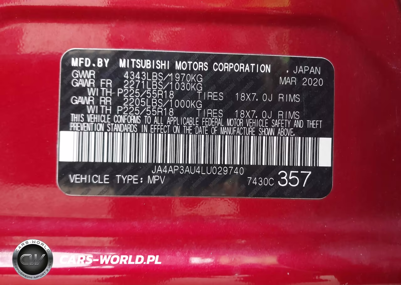 2020 Mitsubishi Outlander Sport 2.0 Be-2.0 Es-2.0 Sp VIN:JA4AP3AU4LU029740 - 9