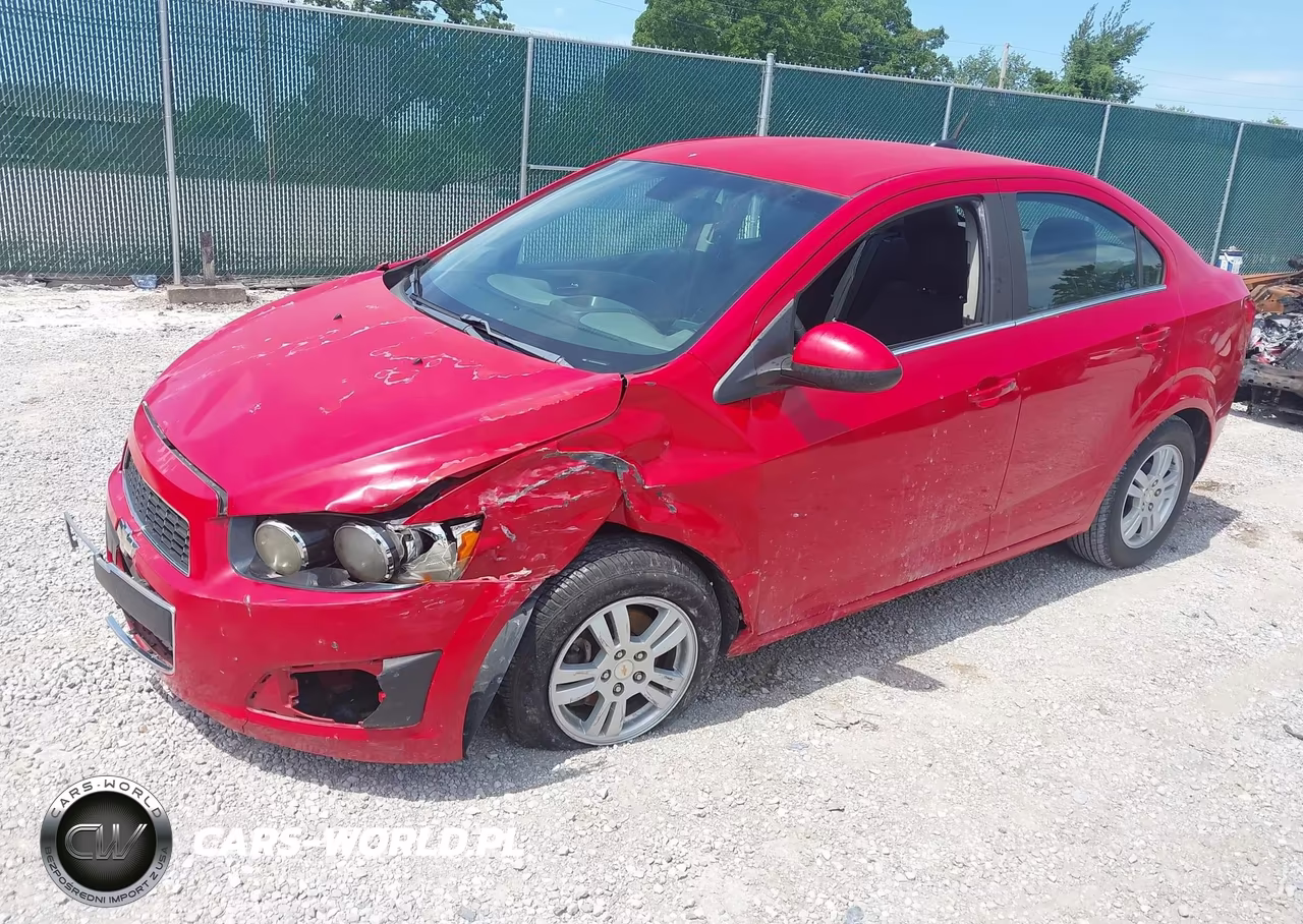 2012 Chevrolet Sonic 2Lt VIN:1G1JC5SH2C4166232 - 2