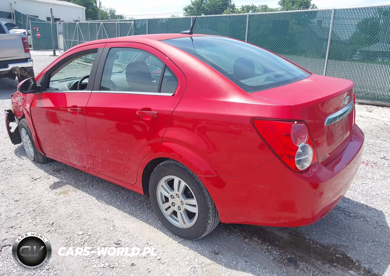 2012 Chevrolet Sonic 2Lt VIN:1G1JC5SH2C4166232 - 3