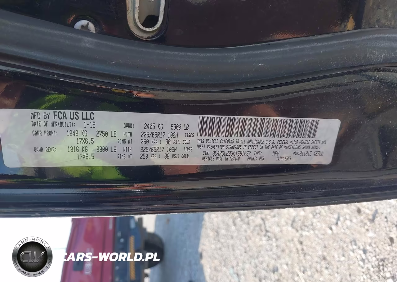 2019 Dodge Journey Se VIN:3C4PDCBB3KT681067 - 9