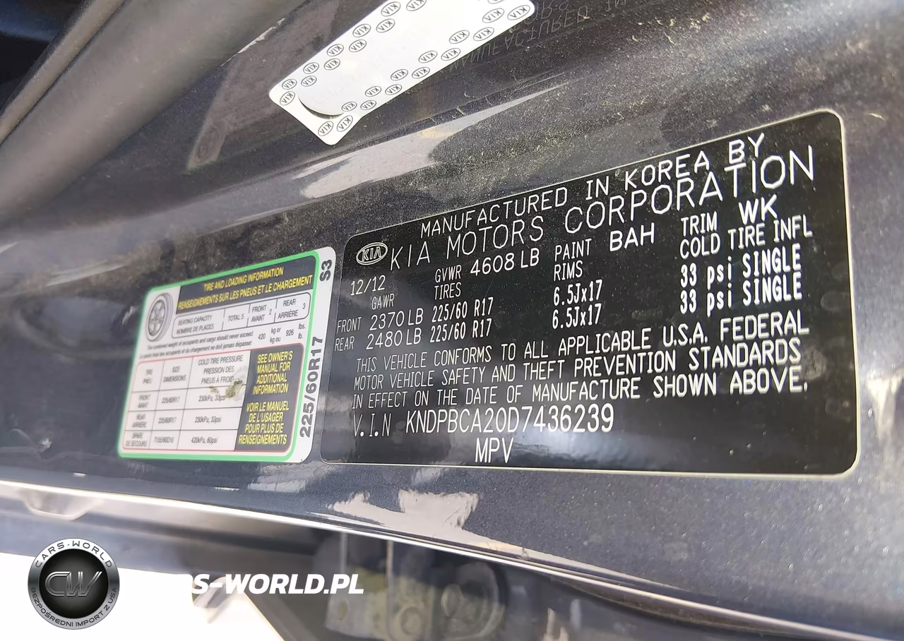 2013 Kia Sportage Lx VIN:KNDPBCA20D7436239 - 9