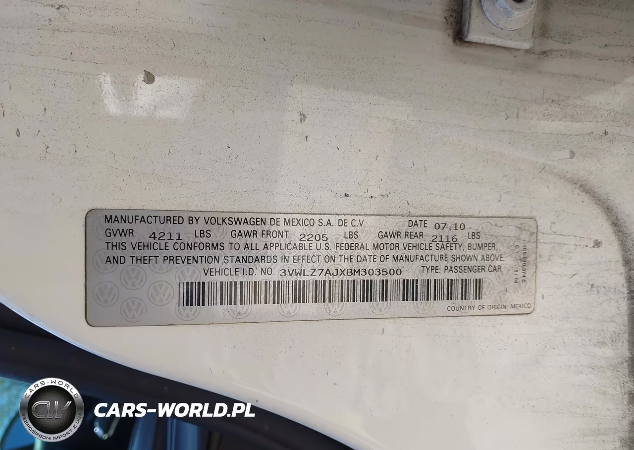 2011 Volkswagen Jetta 2.5L Sel VIN:3VWLZ7AJXBM303500 - 9