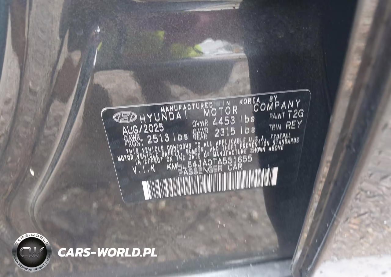 2026 Hyundai Sonata Sel Sport VIN:KMHL64JA0TA531655 - 9