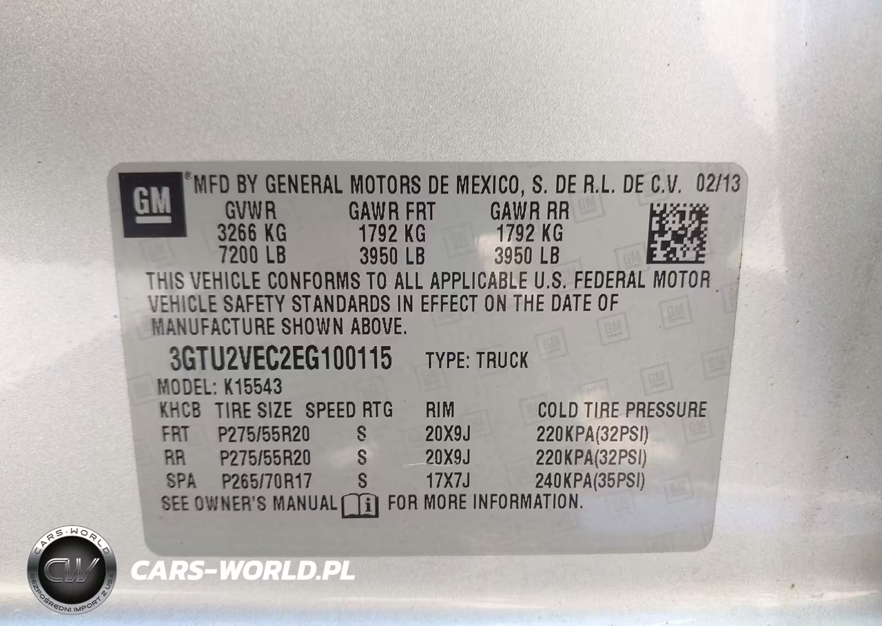 2014 GMC Sierra 1500 Slt VIN:3GTU2VEC2EG100115 - 9