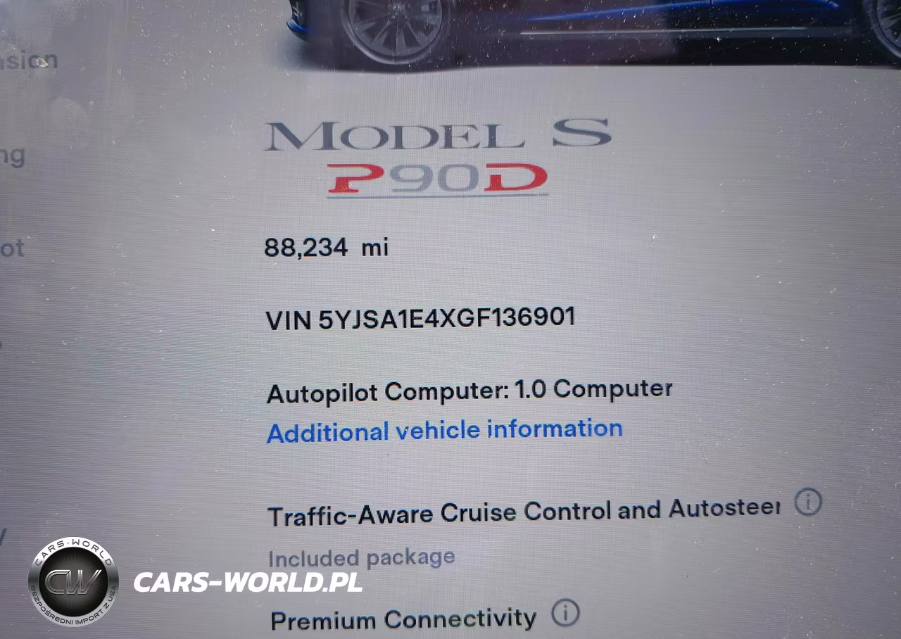 2016 Tesla Model S 90D-P100D-P85D-P90D VIN:5YJSA1E4XGF136901 - 15