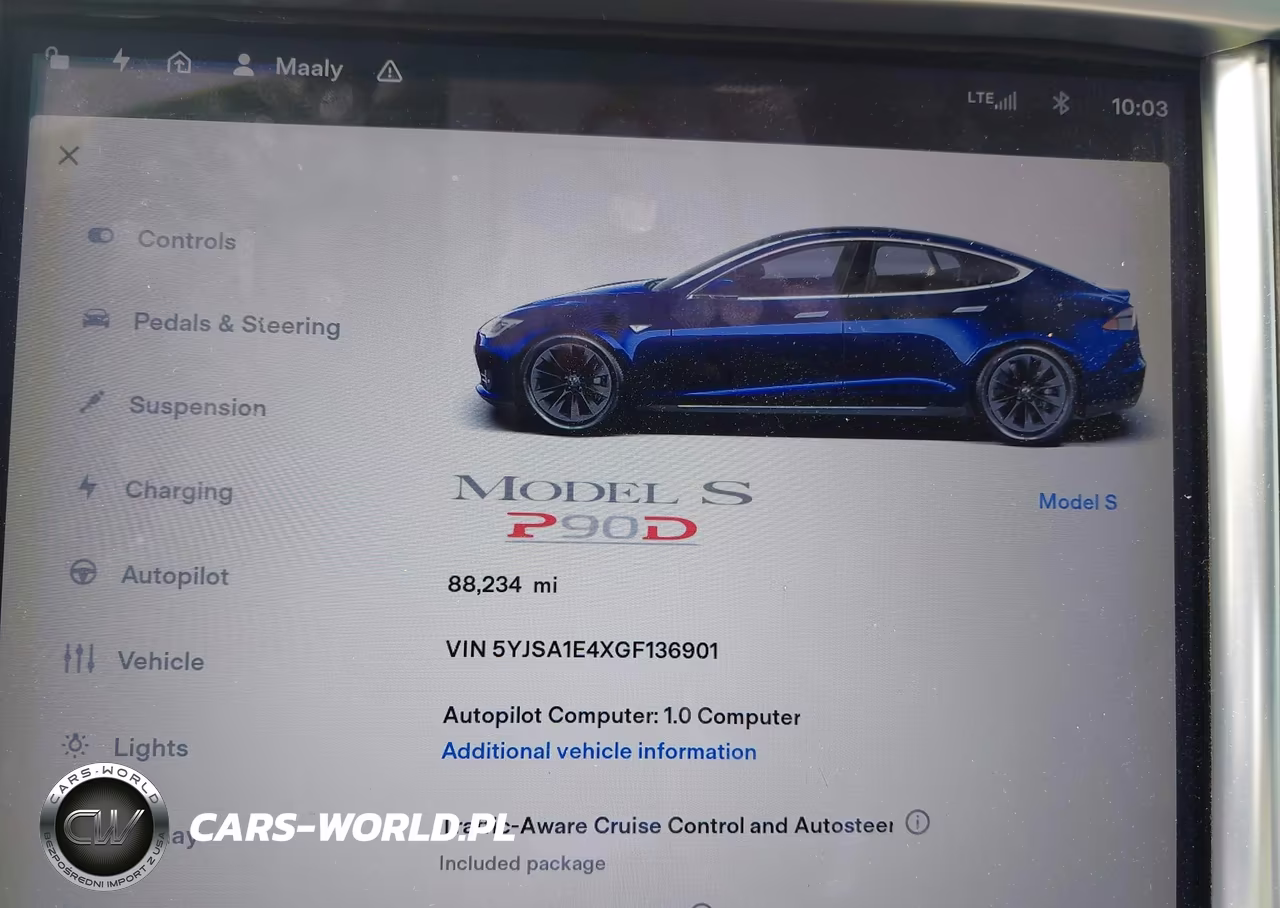 2016 Tesla Model S 90D-P100D-P85D-P90D VIN:5YJSA1E4XGF136901 - 7