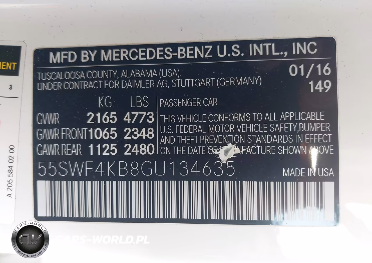 2016 Mercedes-Benz C 300 4Matic VIN:55SWF4KB8GU134635 - 9