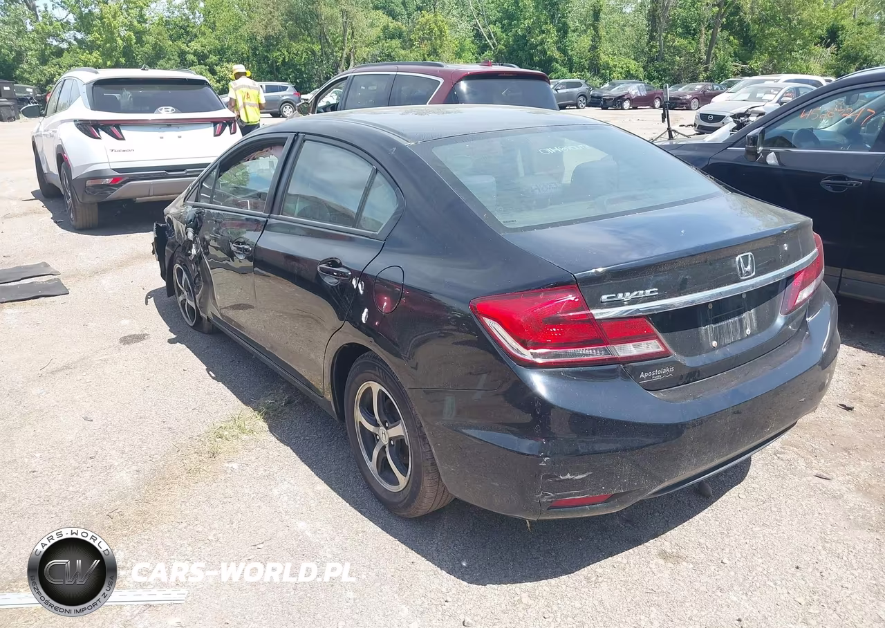 2015 Honda Civic Se VIN:19XFB2F72FE118331 - 3