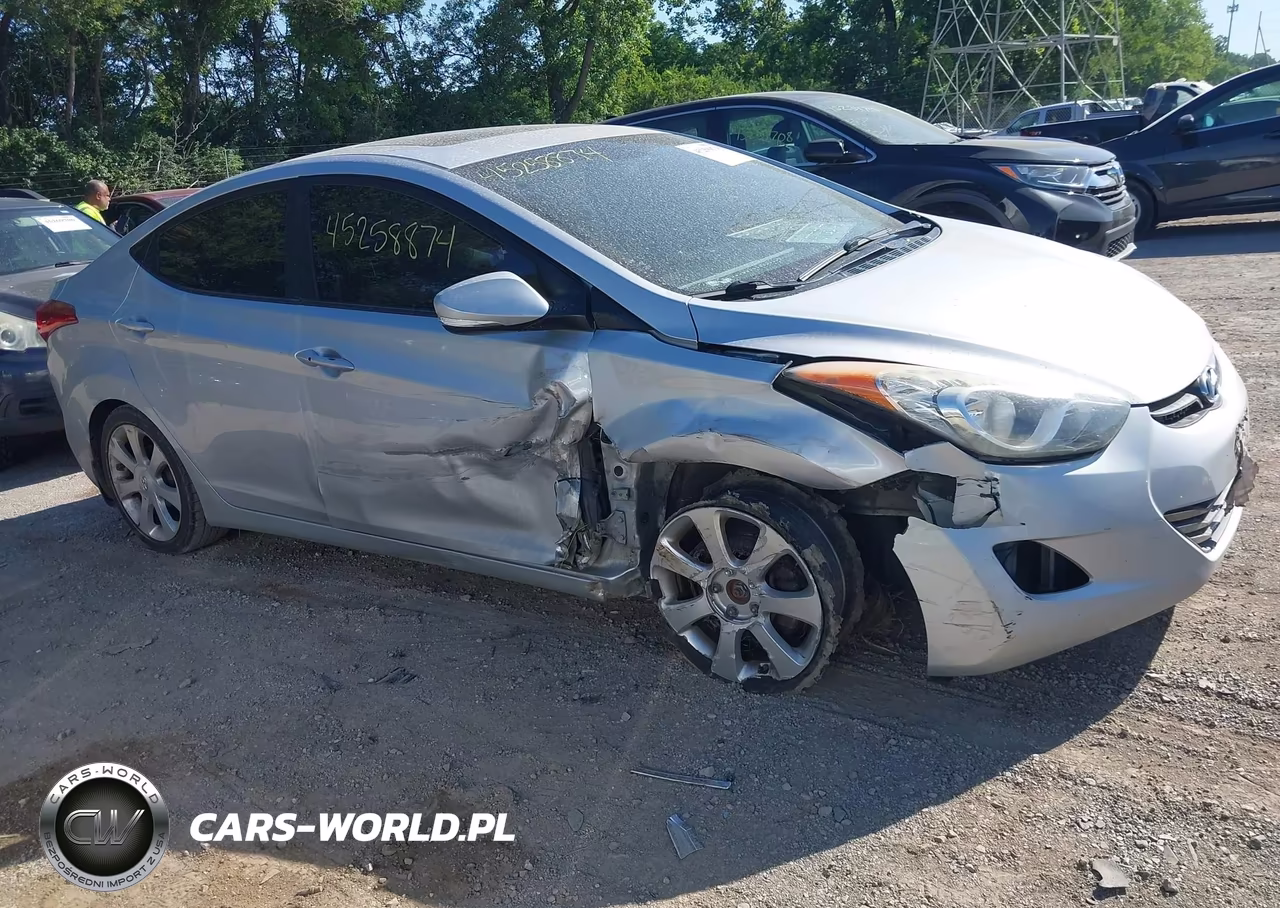 2013 Hyundai Elantra Limited VIN:5NPDH4AE9DH187971 - 12