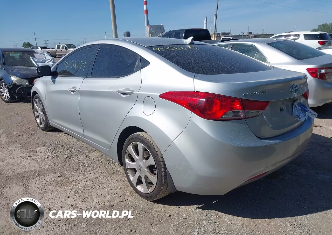 2013 Hyundai Elantra Limited VIN:5NPDH4AE9DH187971 - 3