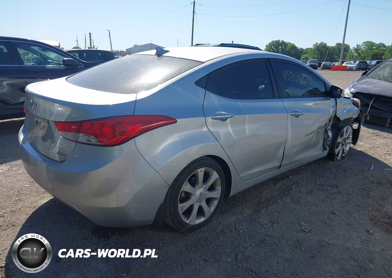 2013 Hyundai Elantra Limited VIN:5NPDH4AE9DH187971 - 4