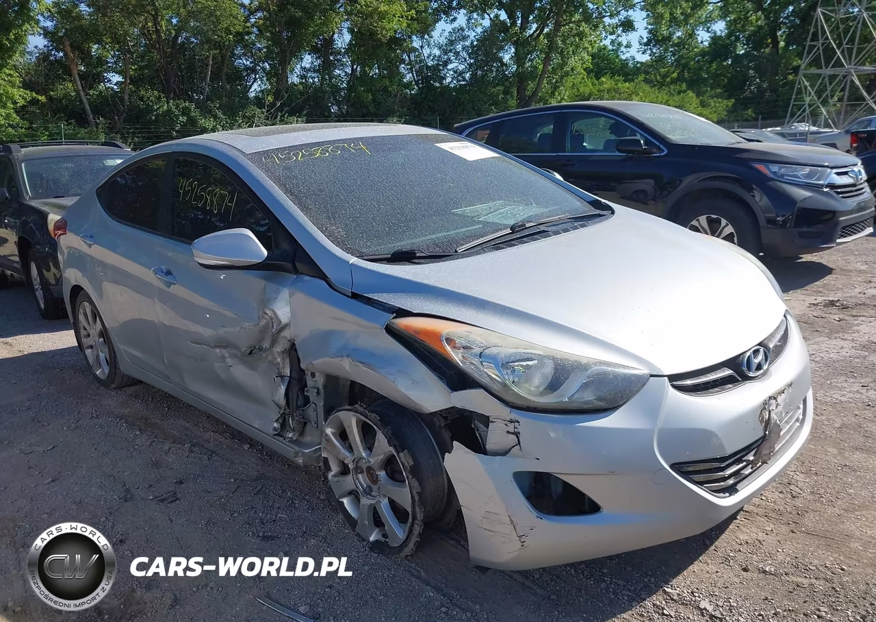 2013 Hyundai Elantra Limited VIN:5NPDH4AE9DH187971 - 6