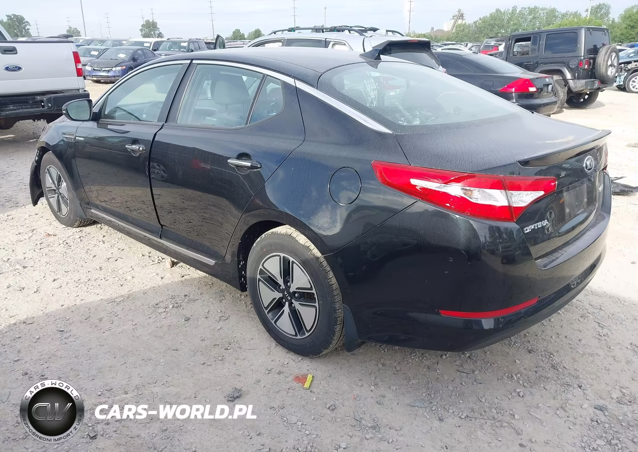 2013 Kia Optima Hybrid Lx VIN:KNAGM4AD6D5058681 - 3