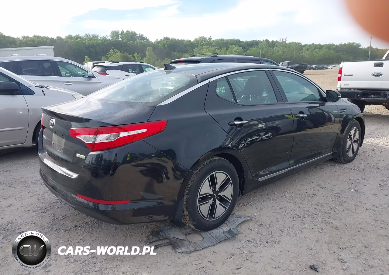 2013 Kia Optima Hybrid Lx VIN:KNAGM4AD6D5058681 - 4