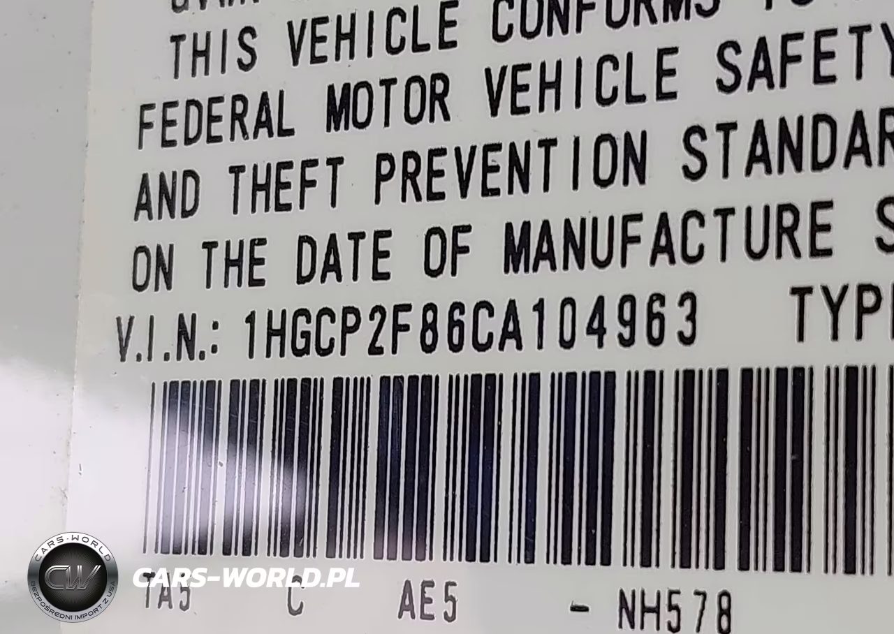 2012 Honda Accord 2.4 Ex-L VIN:1HGCP2F86CA104963 - 9