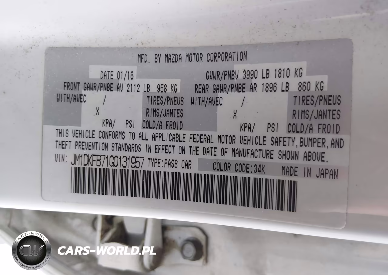 2016 Mazda Cx-3 Sport VIN:JM1DKFB71G0131957 - 9