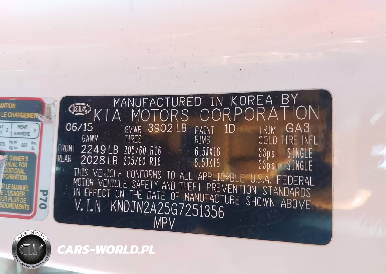 2016 Kia Soul ! VIN:KNDJN2A25G7251356 - 9