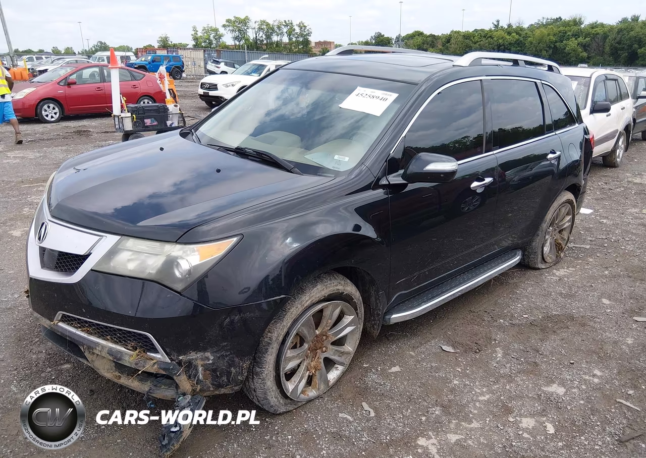 2012 Acura Mdx Advance Package VIN:2HNYD2H66CH531662 - 2