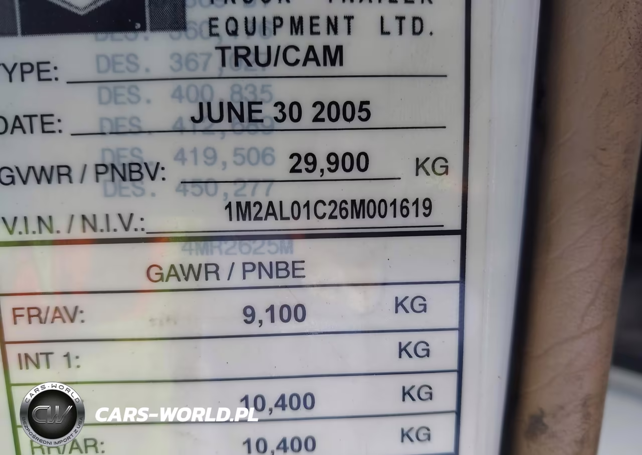 2006 Mack 700 Ct700 VIN:1M2AL01C26M001619 - 8