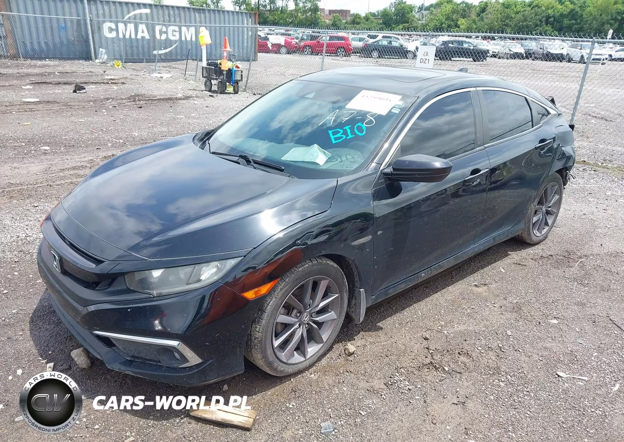 2020 Honda Civic Ex VIN:19XFC1F3XLE018364 - 2