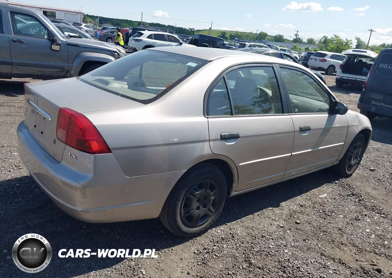 2001 Honda Civic Lx VIN:JHMES16531S010437 - 4