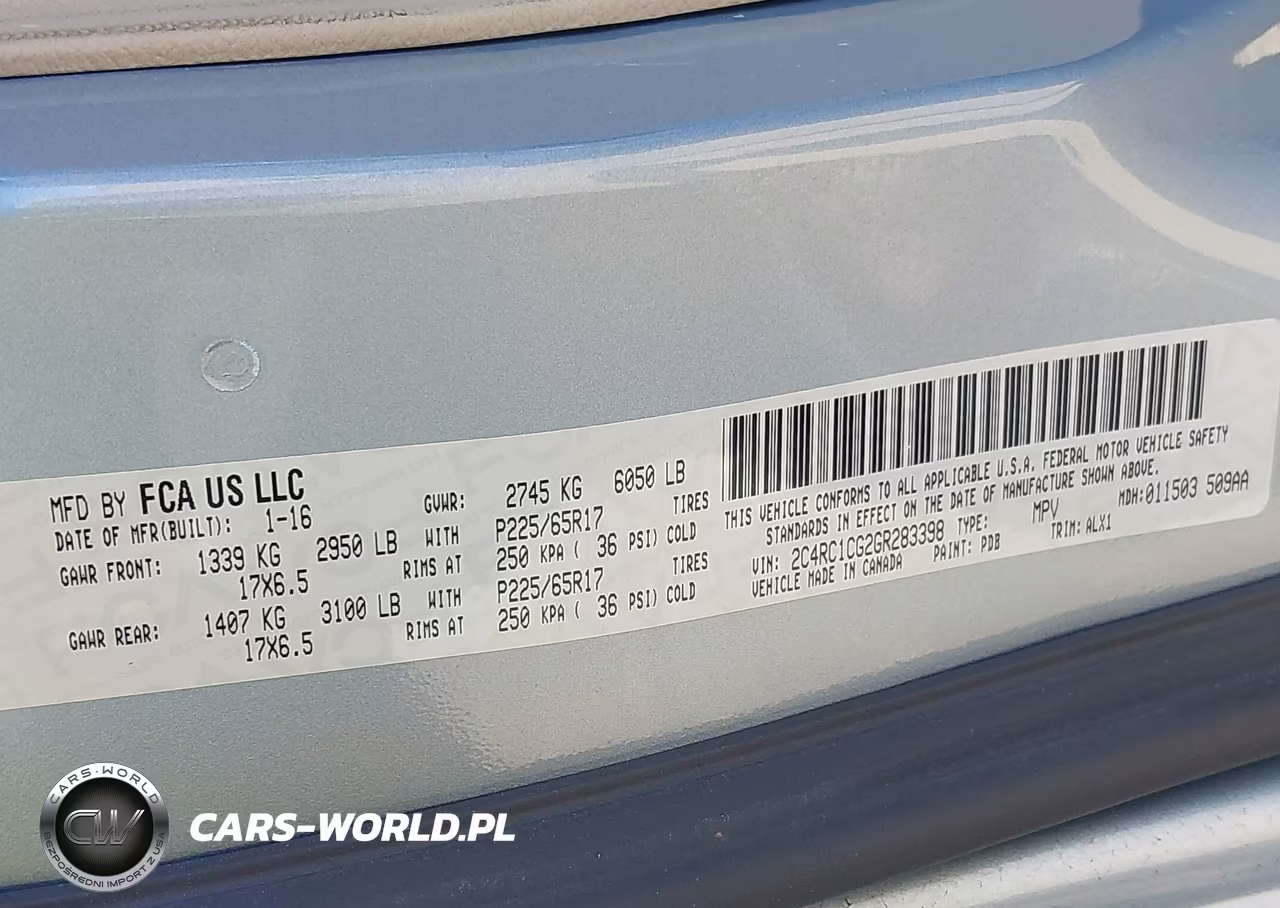 2016 Chrysler Town & Country Touring-L VIN:2C4RC1CG2GR283398 - 9