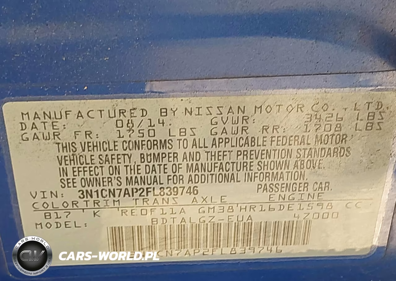 2015 Nissan Versa 1.6 Sl VIN:3N1CN7AP2FL839746 - 9