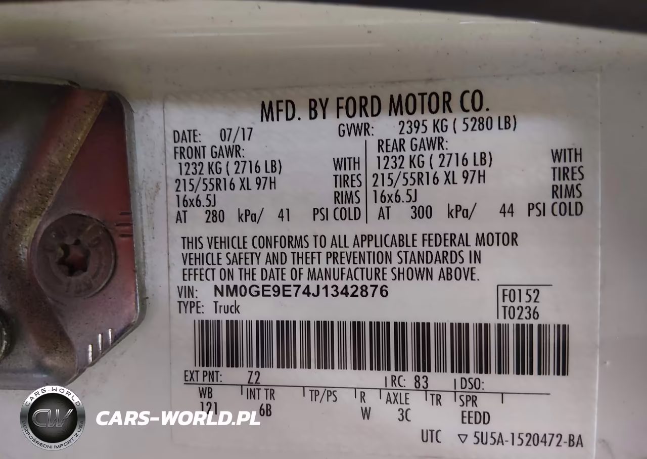 2018 Ford Transit Connect Xl VIN:NM0GE9E74J1342876 - 9