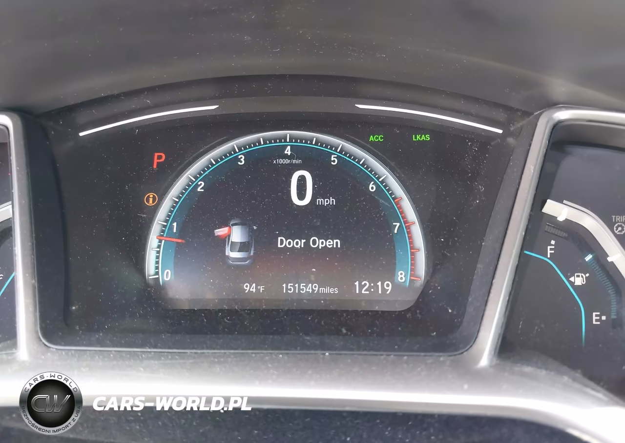 2019 Honda Civic Ex VIN:JHMFC1F38KX003391 - 15