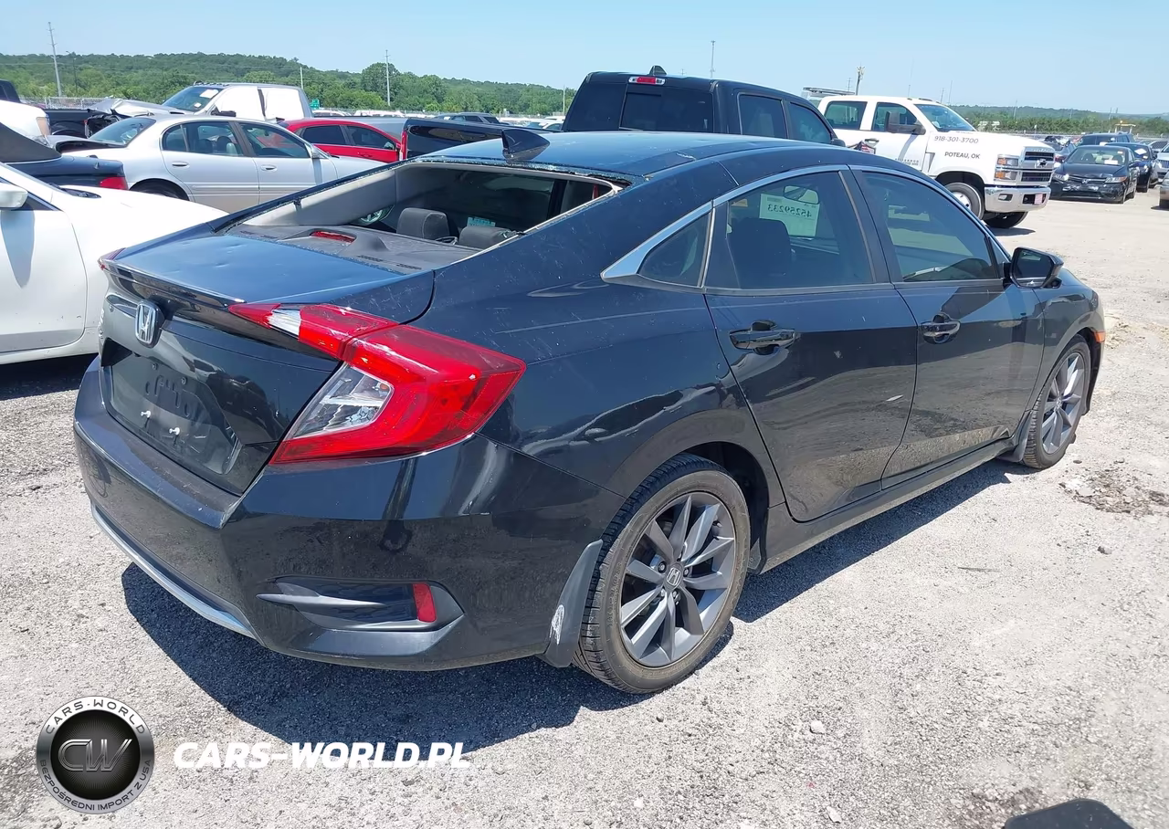 2019 Honda Civic Ex VIN:JHMFC1F38KX003391 - 4