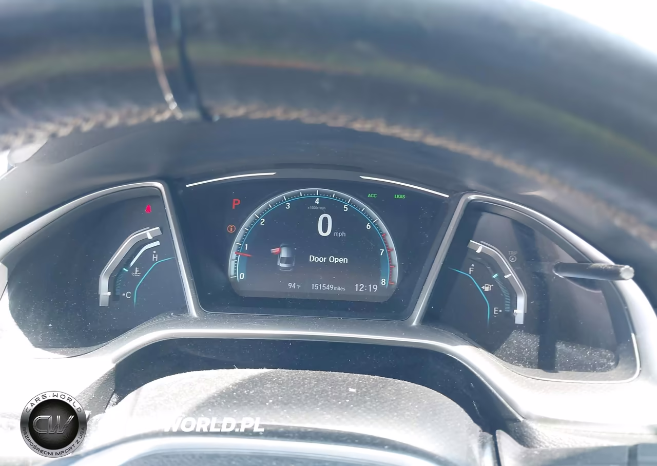 2019 Honda Civic Ex VIN:JHMFC1F38KX003391 - 7