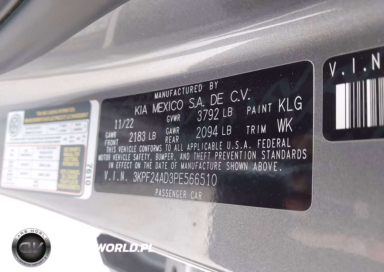 2023 Kia Forte Lxs VIN:3KPF24AD3PE566510 - 9