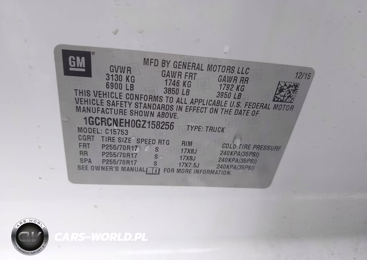 2016 Chevrolet Silverado 1500 Wt VIN:1GCRCNEH0GZ158256 - 9