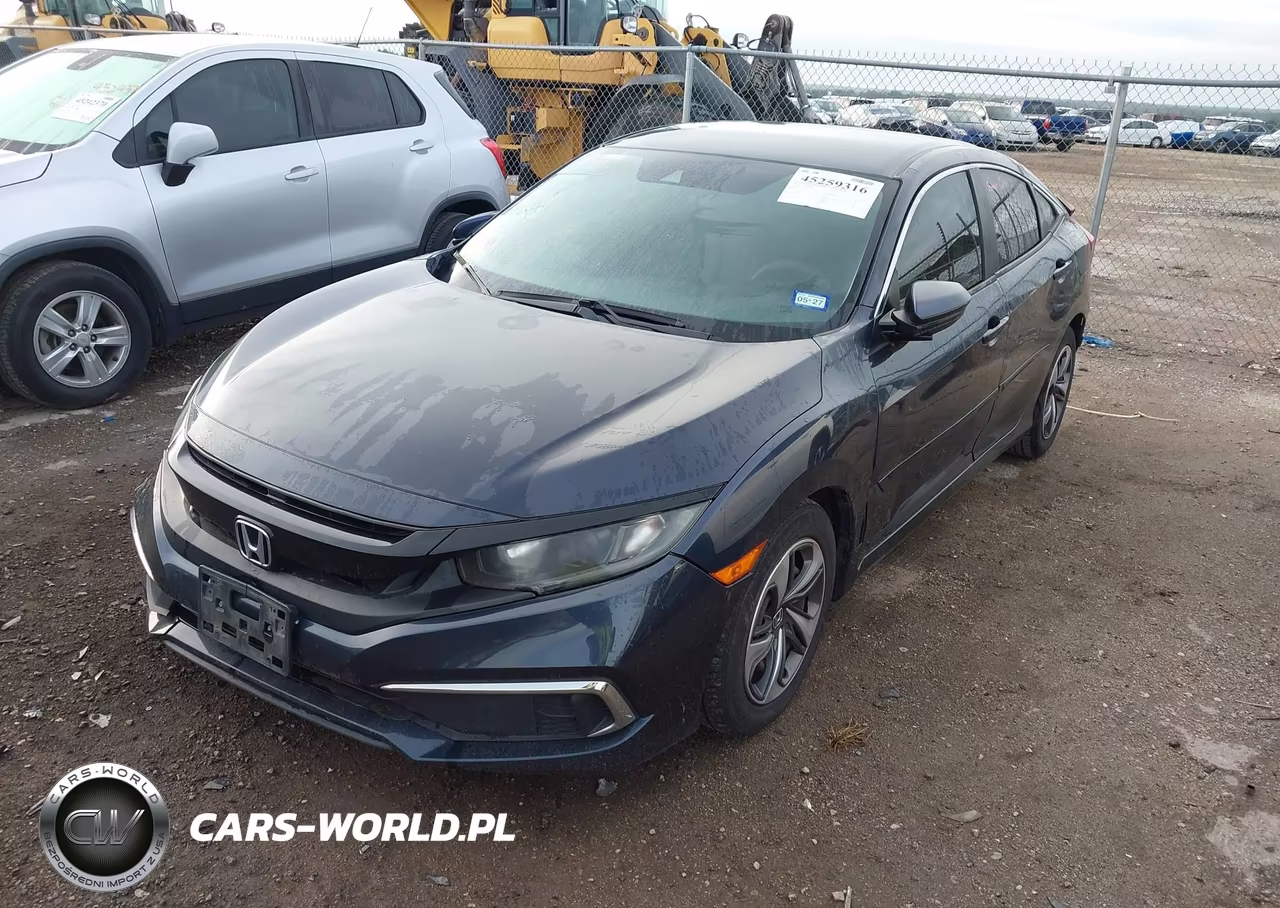 2019 Honda Civic Lx VIN:19XFC2F67KE035878 - 2