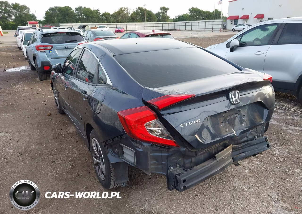 2019 Honda Civic Lx VIN:19XFC2F67KE035878 - 3
