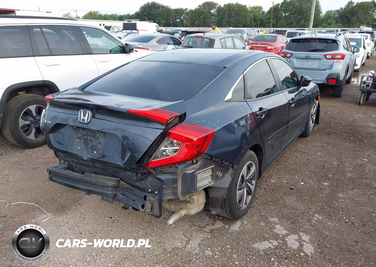2019 Honda Civic Lx VIN:19XFC2F67KE035878 - 4