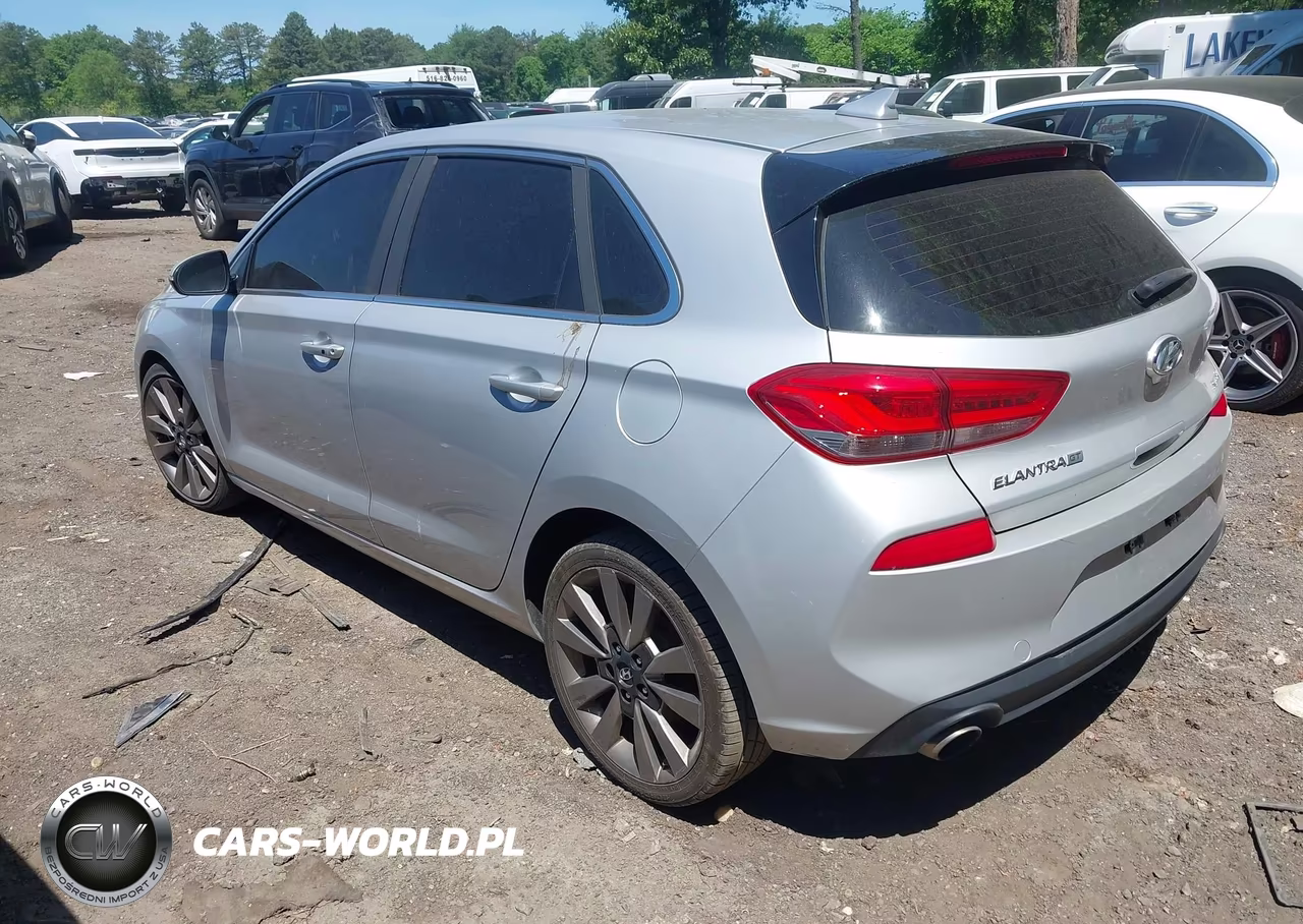 2018 Hyundai Elantra Gt Sport VIN:KMHH55LC0JU036686 - 3