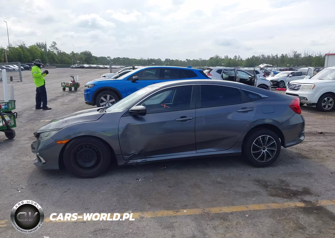 2019 Honda Civic Lx VIN:19XFC2F63KE015689 - 15