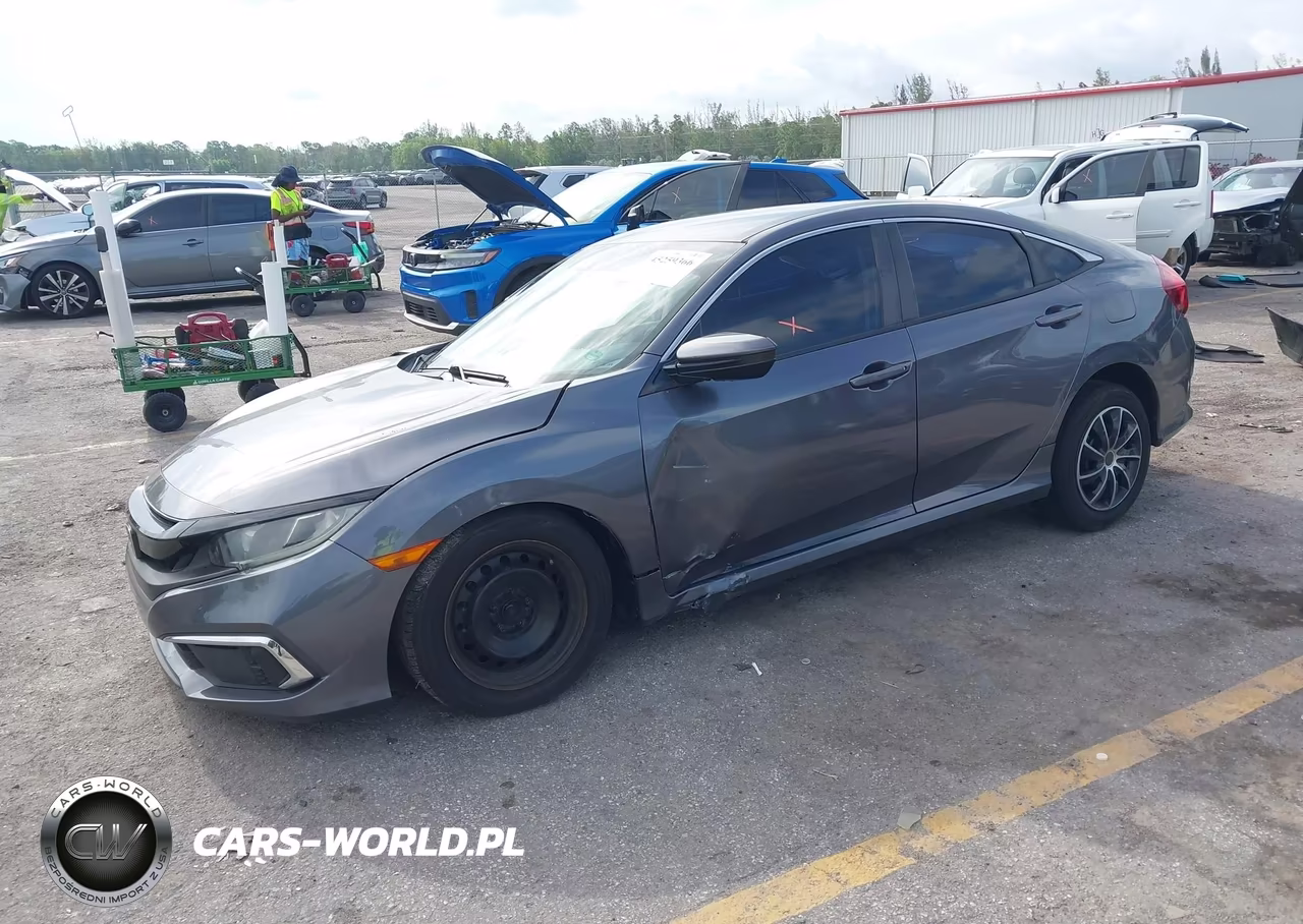 2019 Honda Civic Lx VIN:19XFC2F63KE015689 - 2