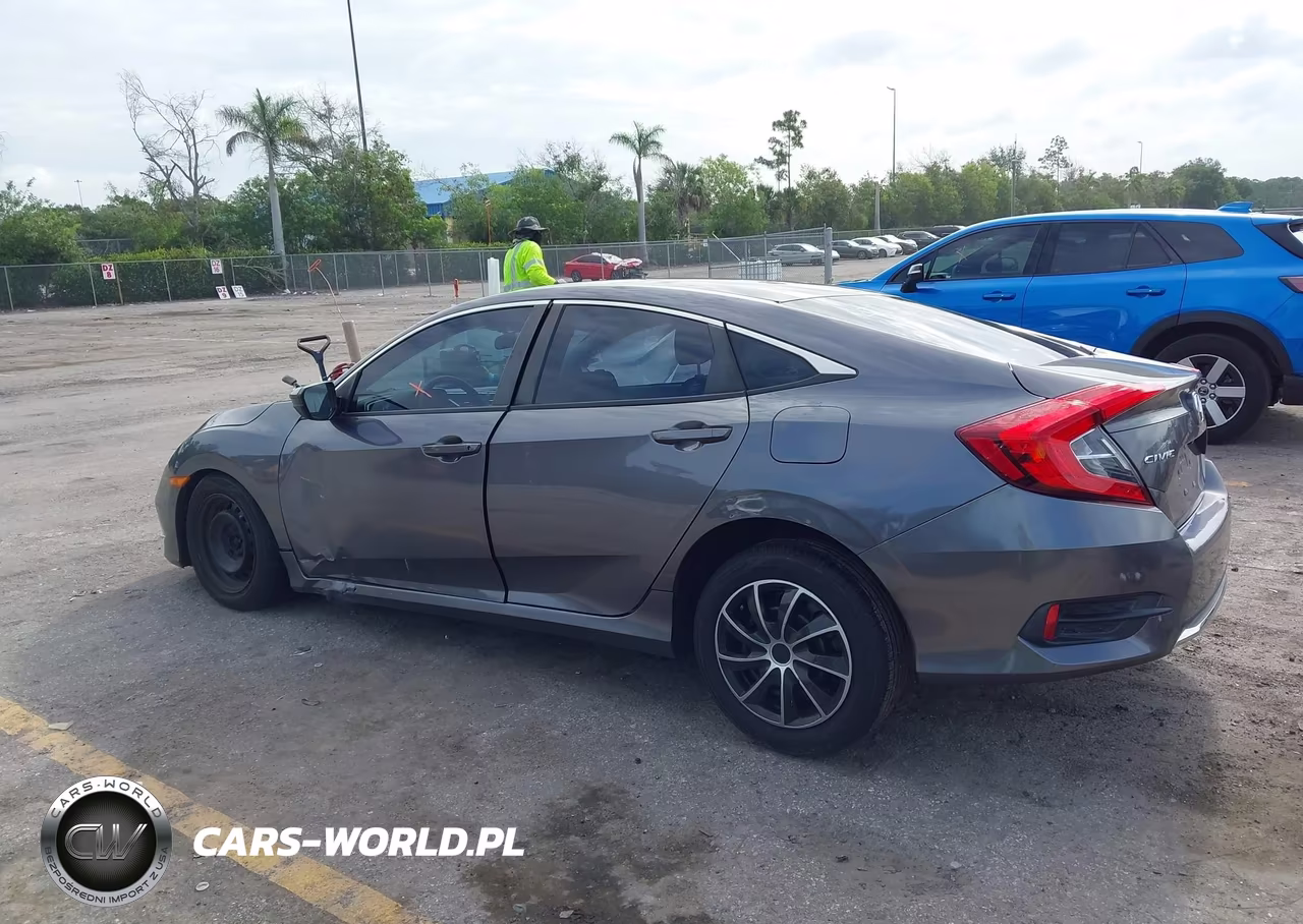 2019 Honda Civic Lx VIN:19XFC2F63KE015689 - 3