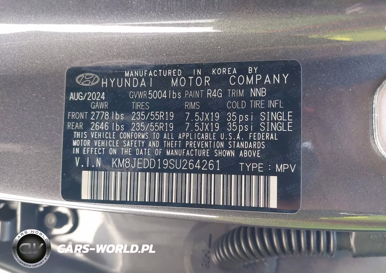 2025 Hyundai Tucson Hybrid Limited VIN:KM8JEDD19SU264261 - 9