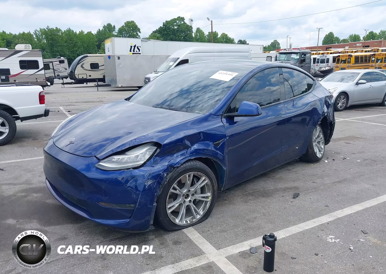 2021 Tesla Model Y Long Range Dual Motor All-Wheel Drive VIN:5YJYGDEE2MF061173 - 2