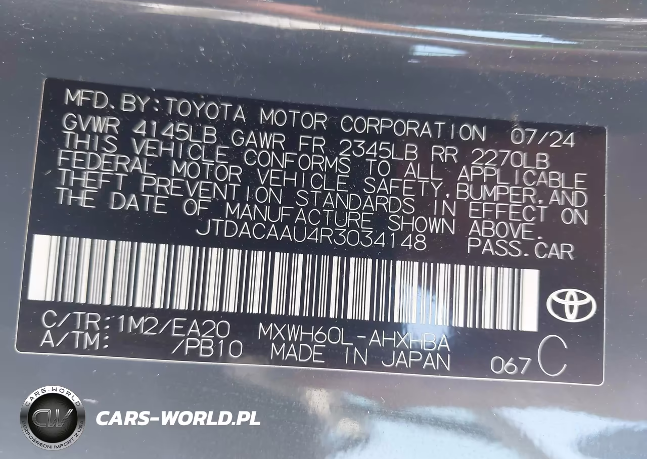 2024 Toyota Prius Limited VIN:JTDACAAU4R3034148 - 9