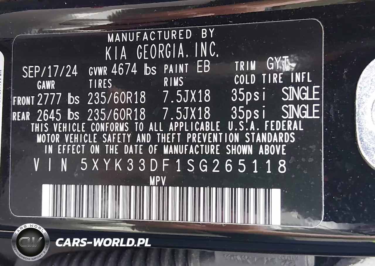 2025 Kia Sportage Ex VIN:5XYK33DF1SG265118 - 9