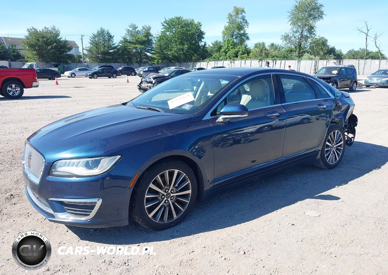 2017 Lincoln Mkz Select VIN:3LN6L5D97HR607527 - 2