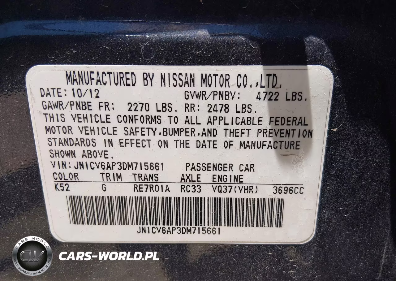 2013 Infiniti G37 Journey VIN:JN1CV6AP3DM715661 - 9