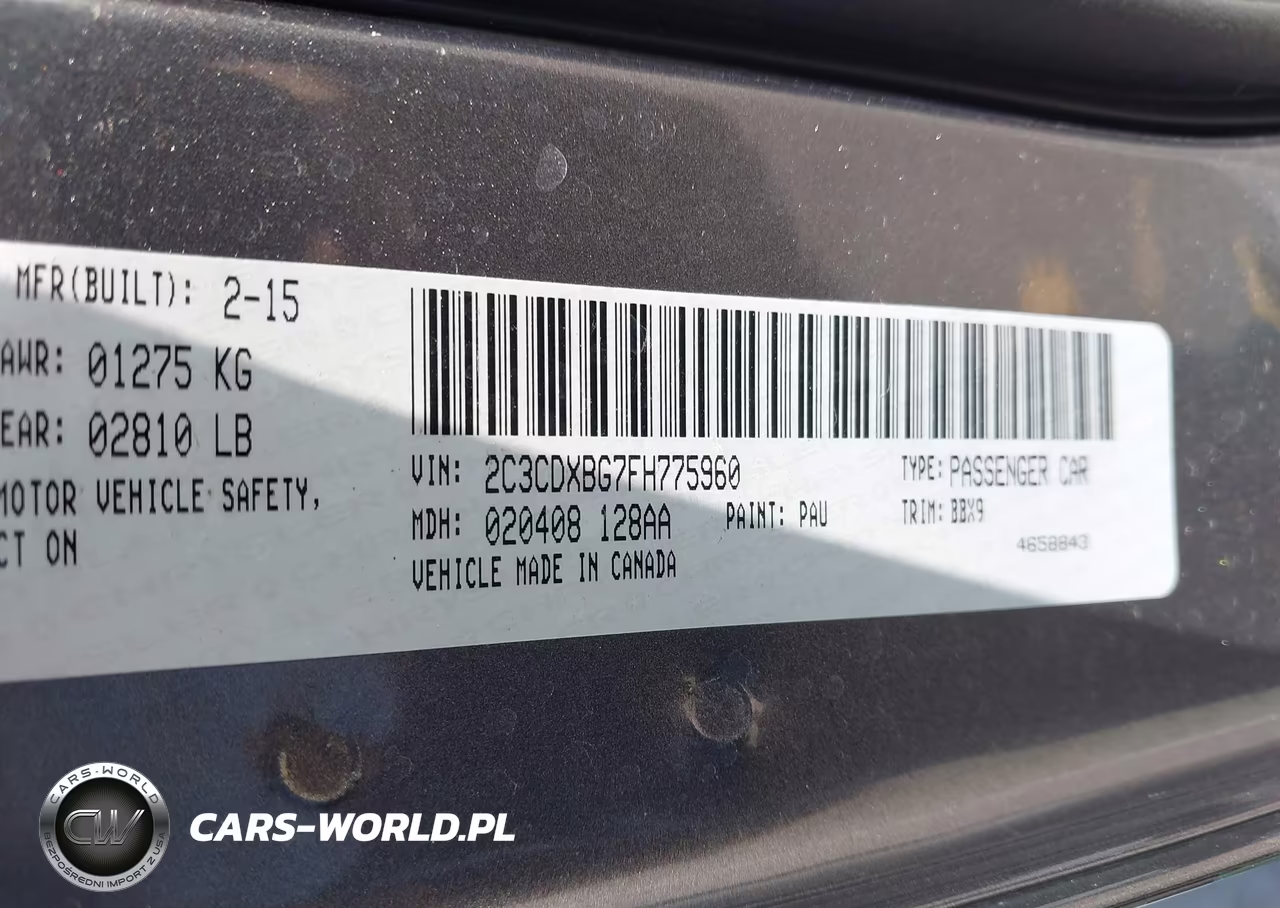 2015 Dodge Charger Se VIN:2C3CDXBG7FH775960 - 9