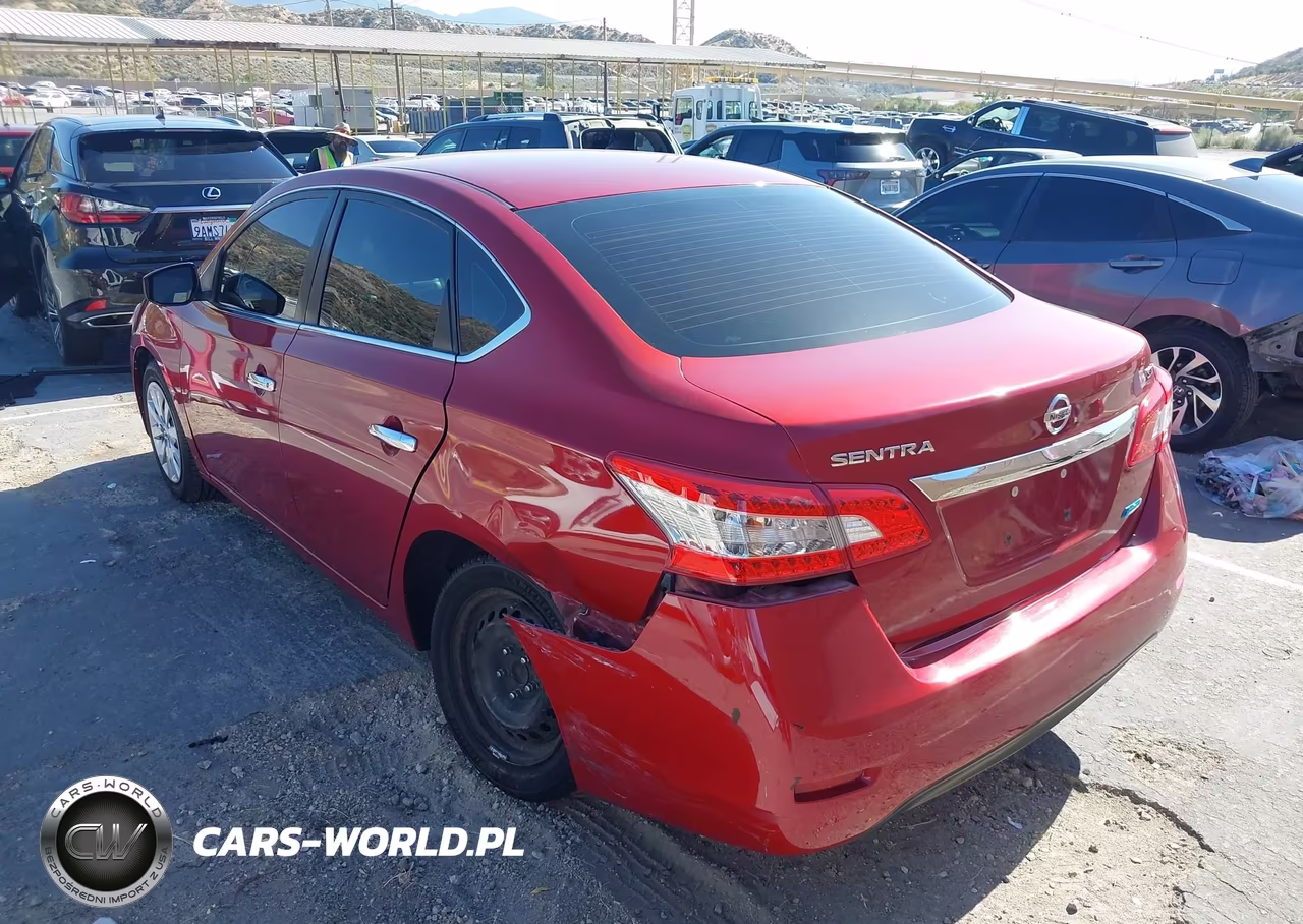 2014 Nissan Sentra Fe+ S-Fe+ Sv-S-Sl-Sr-Sv VIN:3N1AB7AP2EY237771 - 3